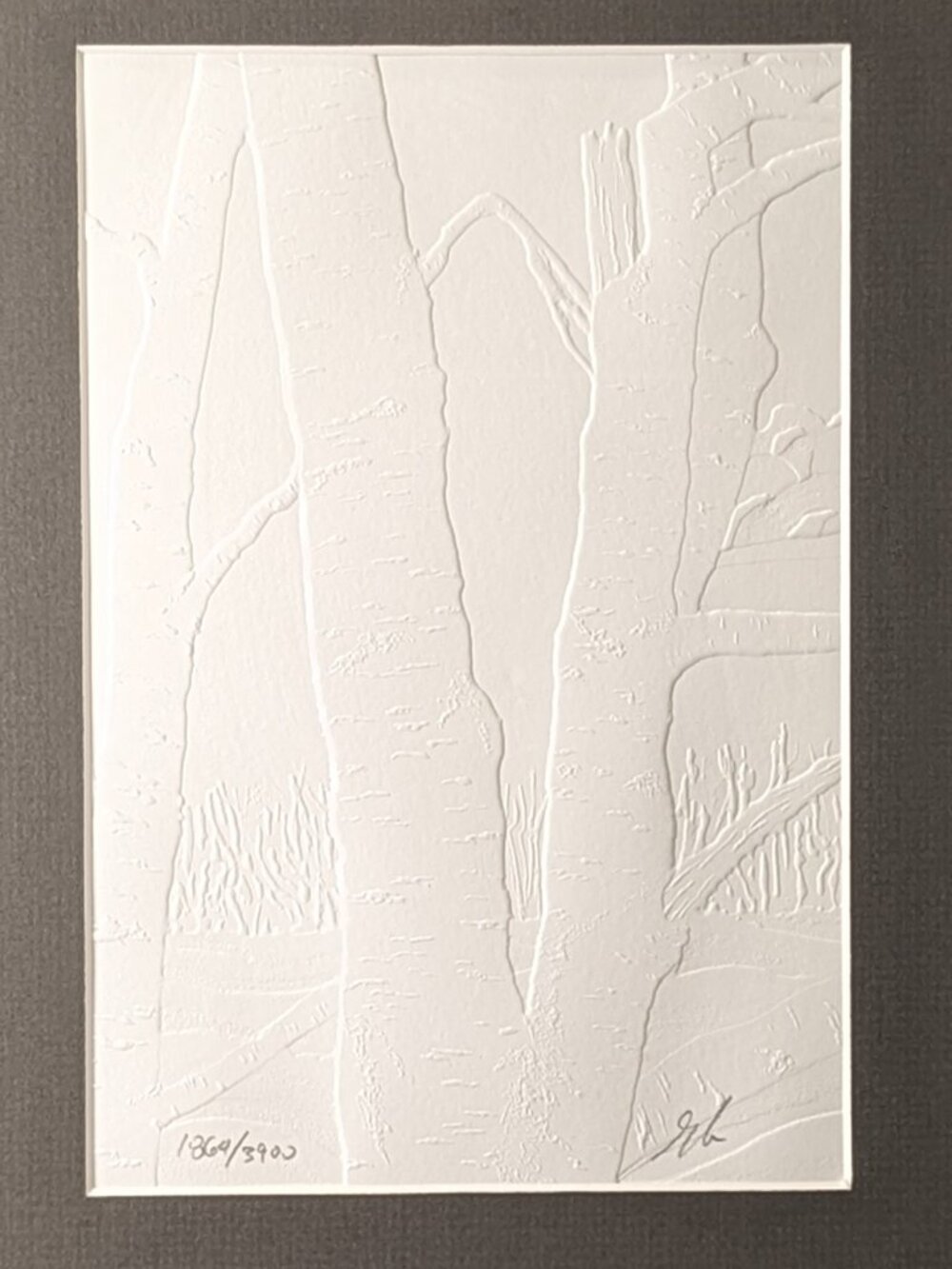 Original signed Gary Boyle Bas-Relief Limited Ed Print, IKEA christmas gift 2010